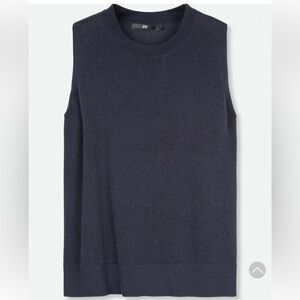 Jarbo Sleeveless Tank Navy Blue Medium